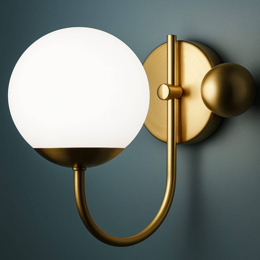 Aurelia Brass Wall Sconce