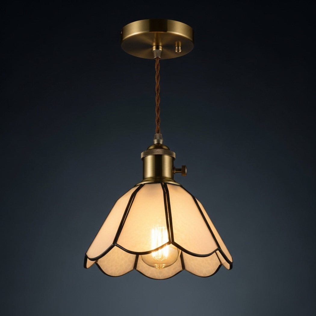 Inspired Stained Glass Pendant