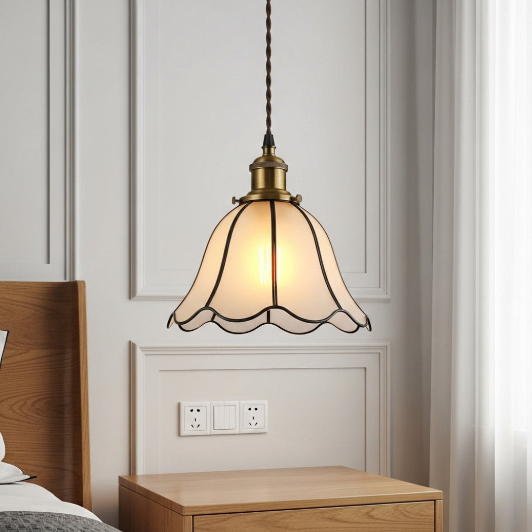 Inspired Stained Glass Pendant