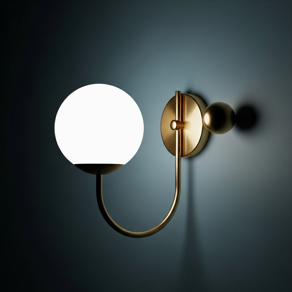 Aurelia Brass Wall Sconce