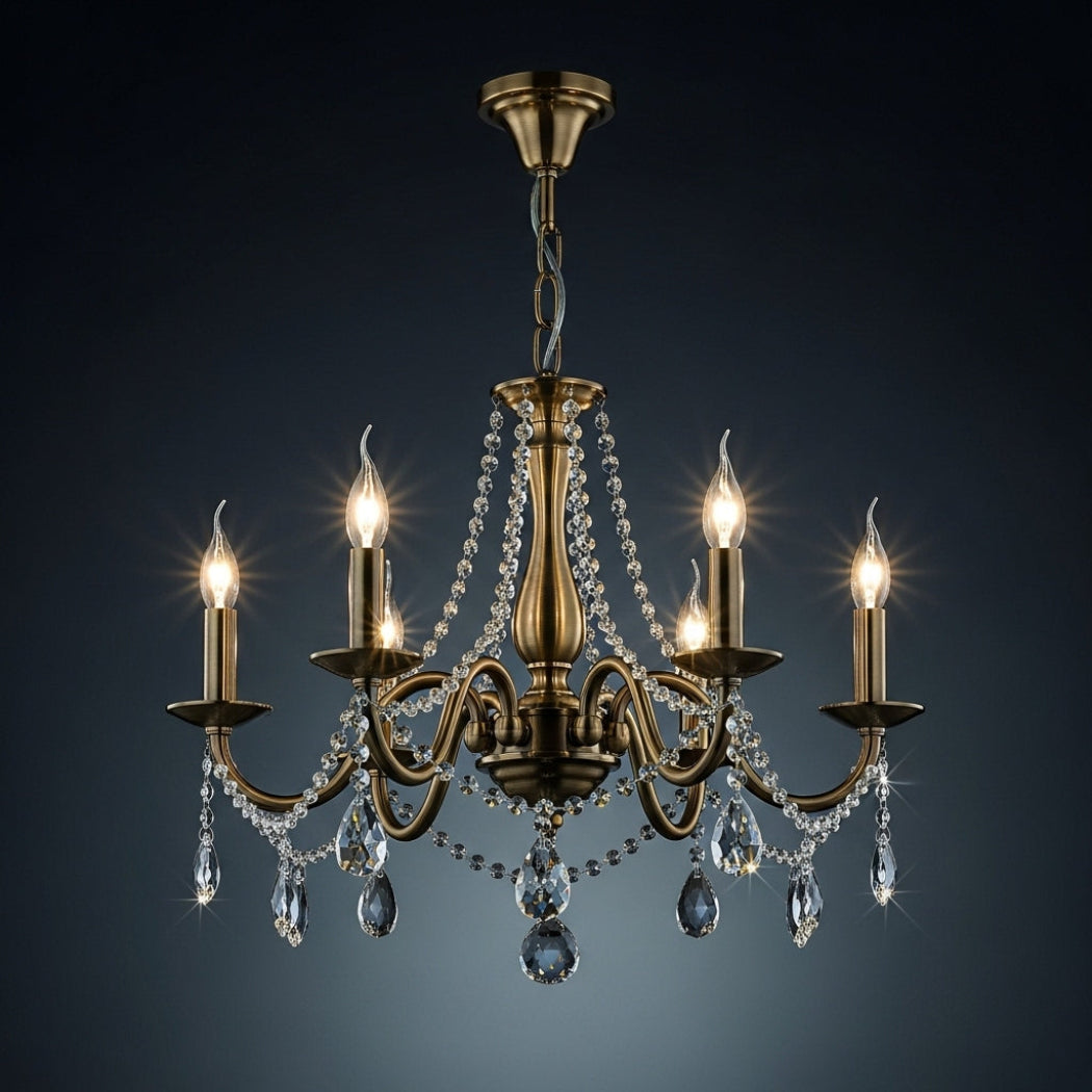 Antoinette Brass Chandelier